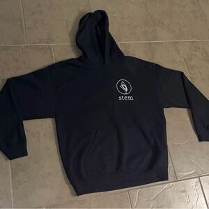 Good Vibes stem Black Hoodie Gildan size men’s large